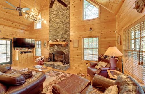 Ennice House | Ennice Cabin with Waterfall Near Blue Ridge Pkwy!