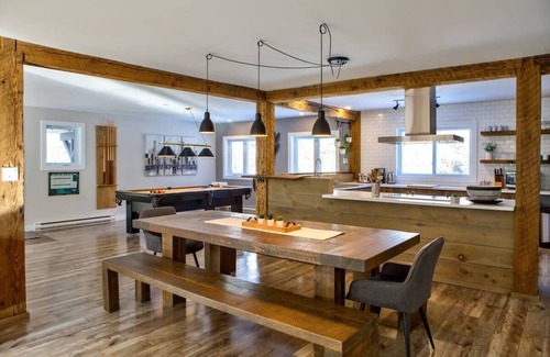 St-Adolphe-d'Howard Ski Chalet | Entre Monts et Lac - Lake Access, Fire & Relax