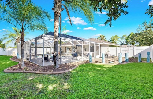 Indian Trails House | Escape to amazing pool home in Palm Coast FL, heated pool and spa