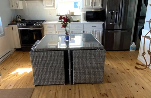 Cap-Pele Ski Chalet | Escape to Seaside Chalet with hot tub at Aboiteau Beach , pet friendly