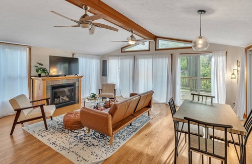 Fishers Hill House | Escape To This River Home with Mountain Views by RedAwning