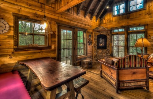 Cashes Valley Cabin | Escape to Water Dance - Riverfront Fire Pit | Hot Tub | Foosball