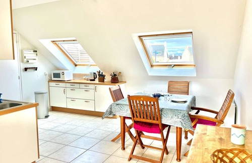 Etel Apartment | Étel - 3-room apt, terrace, pets allowed, secure parking