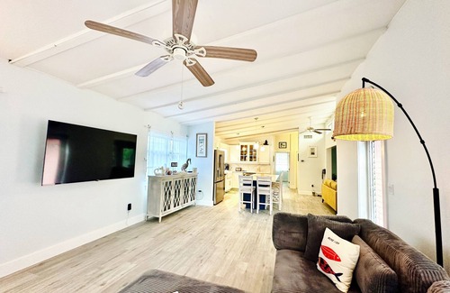 Anna Maria House | Everything inside is new and beachy! Two blocks to Bean Point Beach!