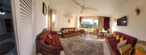 Al-Muntazah Apartment | Excellent location sea and garden view super Lux موقع متميز المعموره الشاطىء و كبير الحجم للعائلات فقط سوبر لوكس مع كارنيهات بوابه الدخول طول العام و الشاطىء الخاص من اول مايو لآخر اكتوبر ويوجد خدمه نزلاء لراحتك
