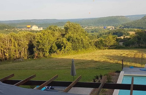 Beynac-et-Cazenac House | EXCEPTIONAL VIEW on the valley! Near Sarlat, private heated swimming pool