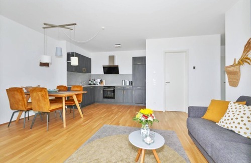 Innenhafen Apartment | Exklusive 2-zimmer-fewo am Südstrand mit Meerblick und Blick zum Banter See