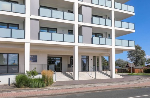 Innenhafen Apartment | Exklusive 2-zimmer-fewo am Südstrand mit Meerblick und Blick zum Banter See