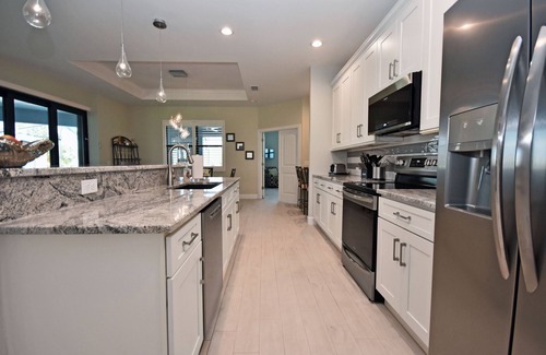 Pine Valley House | Exquisite 4 bedroom, 3 bathroom home, built in 2020, overlooking a canal in Rotonda West.