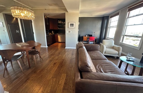 Cortez Hill Condo | Exquisite Apt. in Historic El Cortez Building with Scenic Views of Balboa Park