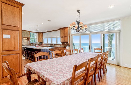 New Buffalo House | Exquisite lakefront home with firepit, fast WiFi, central AC, piano, games & W/D