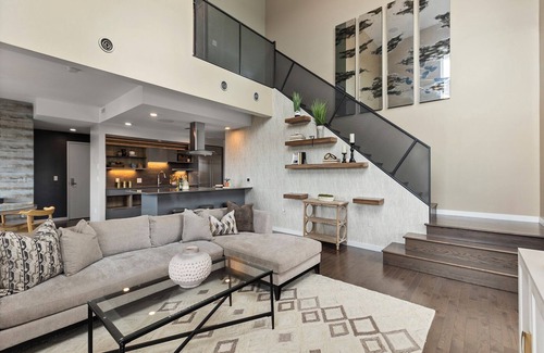 Fort Collins Condo | Extended Stay Premier Penthouse in Old Town Foco - River District - Mtn Views