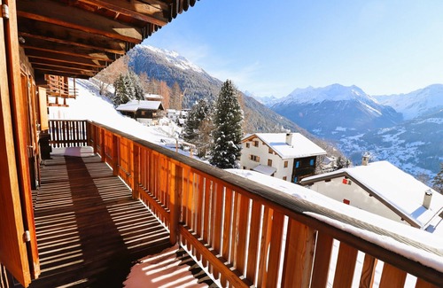 St. Luc Ski Chalet | Exterior: 6-room chalet, located in the center of the village, towards Chandolin, south-facing terra