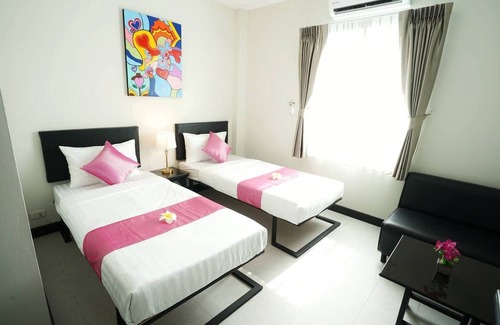 Sanambin Hotel | Fabulous Twin bed room with ABF near Don Mueang Airport