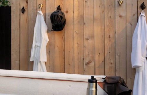 Bentonville House | Fall Bentonville Getaway Hot Tub MTB Trails Dog Friendly