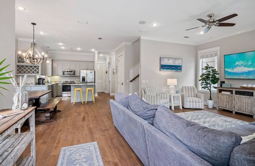 Seagrove Beach House | Fall Dates Available! Private Beach Access! 4 Adult Bikes! Spacious Porches and Balconies!