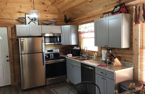 Pigeon Forge Cabin | Falling Rock-Walk to the Parkway- Hot Tub - Gas Fire Table - Community Pool
