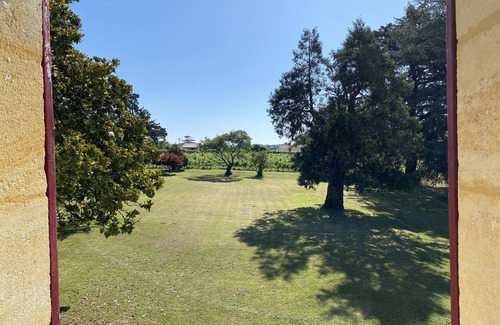 Saint-Caprais-de-Bordeaux House | Family house on a Bordeaux winery, overlooking a garden with century old trees