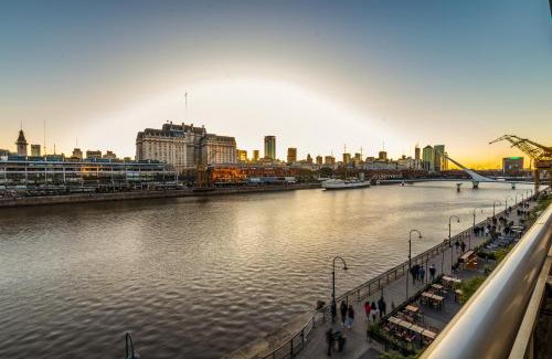 Buenos Aires Central Business District Apartment | Family Apartment with Puente de la Mujer View in Puerto Madero