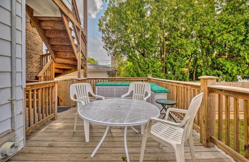 Evanston Apartment | Family Apartment with Deck and Yard Near Northwestern