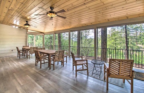 Pinetop House | Family Cabin with Game Room! 32 Mi to Sunrise Resort