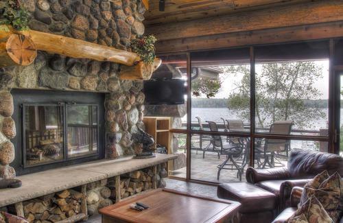Pequot Lakes Cabin | FAMILY FRIENDLY Hand Scribed Log Cabin with Gourmet Kitchen ~ Perfect Sand Beach