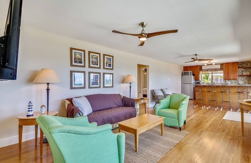 Layton House | Family-friendly oceanfront home with private beach, private gas grill, and deck