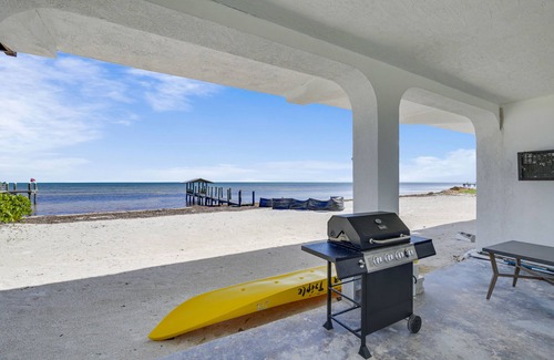 Layton House | Family-friendly oceanfront home with private beach, private gas grill, and deck