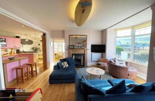 Woolacombe Apartment | Family home overlooking Woolacombe Beach, designed for fun, sun and surf.