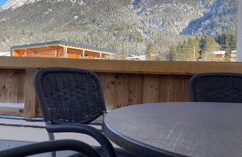 Achenkirch House | Family room, shower, WC, terrace - Hotel Acherl