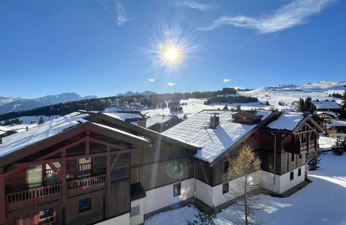 Les Saisies Apartment | Family studio for 4 with balcony, ski locker, pets allowed