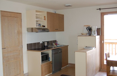 Bellentre Apartment | Fantastic chalet apartment sleeping 8 people with stunning views of Mont Blanc