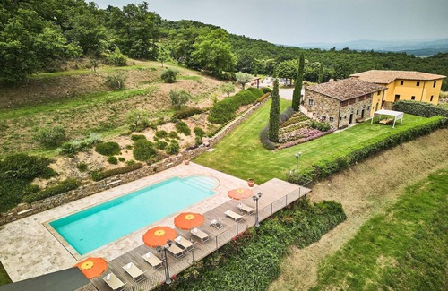 Neri Apartment | Farmhouse in Chianti with Pool and Garden