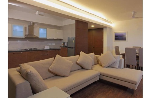 Candolim Apartment | Feel@Home.............This property is a 10-minute walk from the Candolim beach.