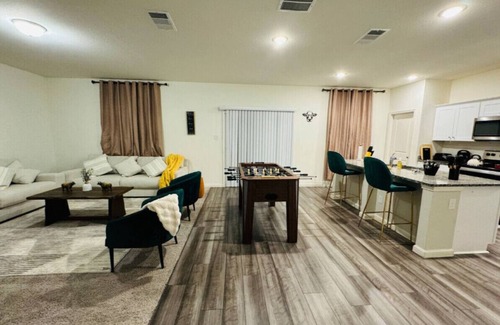 Crowley House | Fenced Yard Foosball Putting Green