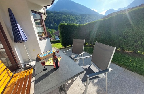 Ramsau Apartment | Ferienwohnung Nr. 2, 1-2 Personen, 42 qm, Dusche/WC, Terrasse, TV, 1 Schlafzimmer, Erdgeschoss