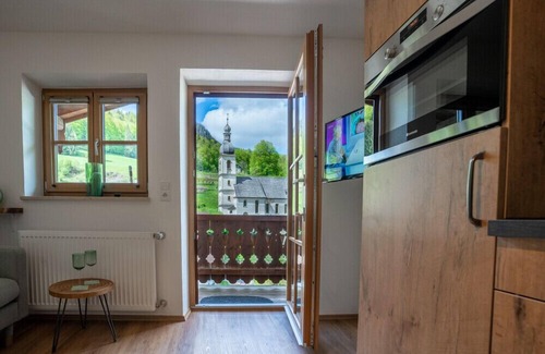 Ramsau Apartment | Ferienwohnung Ramsau Mitte, 46qm, Separates Schlafzimmer, Balkon, W-lan