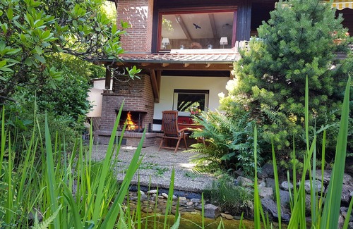 Laubach House | * Ferienhaus Naturliebe 🦋 6000m² park garden at the forest, fenced, fireplace, sauna