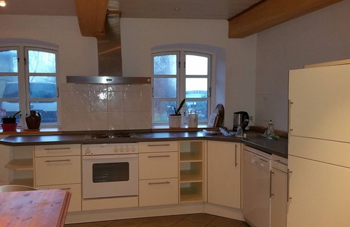 Kegnæshøj Apartment | Ferienhof KRONBORG directly on the water: Bright garden apartment with WLAN