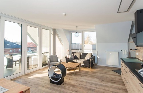 Nordseebad Burhave Apartment | Ferienwohnung 4, Hoddersdiek 1 - Fewo 4, Dusche, WC, 1 Schlafraum