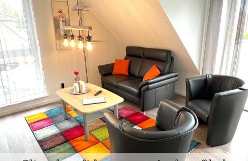 Papenburg Apartment | Ferienwohnung "Aurora" Papenburg Großer Balkon Einbauküche Neubau 74 qm Free Wifi 2 Schlafzimmer