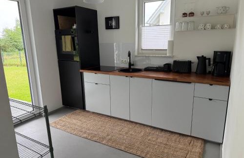 Graal Mueritz Apartment | Ferienwohnung Backfisch, 500m zum Strand, Terrasse mit Garten