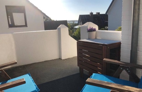 Heikendorf Apartment | Ferienwohnung Hafenstraße - Appartement/fewo, Dusche, WC