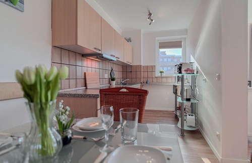 Horumersiel Apartment | Ferienwohnung mit ca. 58 qm für bis zu 4 Personen mit Balkon