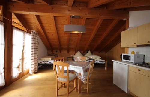 Aufham Apartment | Ferienwohnung Nr. 3, 45 qm, Wohn-/Schlafraum, Zustellbetten, Dusche/WC, Balkon, Sat-TV, max. 4 Personen