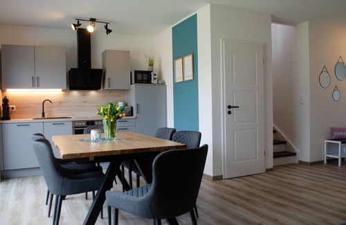 Barssel Apartment | Ferienwohnung Sonnenwinkel am Harkebrügger See mit Sauna