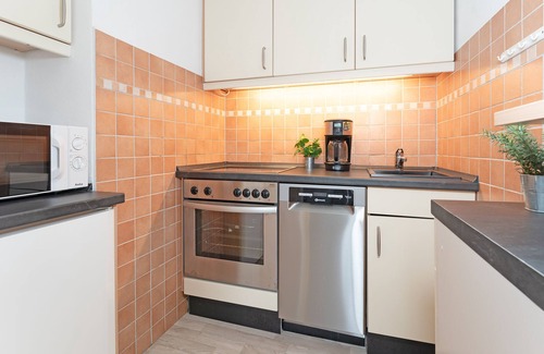 Haffkrug Apartment | Ferienwohnung Strandstern im Haus Nautica mit Balkon in Haffkrug