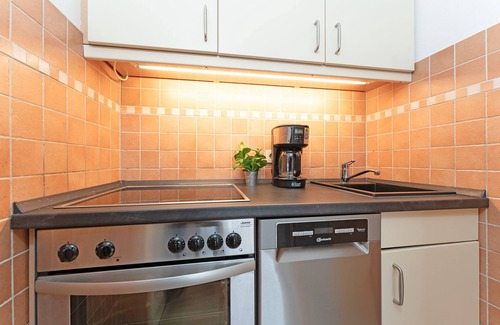 Haffkrug Apartment | Ferienwohnung Strandstern im Haus Nautica mit Balkon in Haffkrug