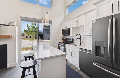 Whitefish Condo | Festive Stays for You and Your Pet in Whitefish! Pet Friendly Quarry unit! Community Amenities!