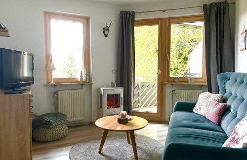 Todtnauberg Apartment | Fewo Herzgrün nähe Skilift & Loipe mit Sauna im Haus und Traumblick E-Ladestation